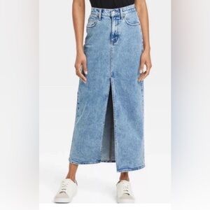 Women’s Denim Long Skirt Size12